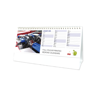 Landscape A Templated Bespoke Desk Calendar